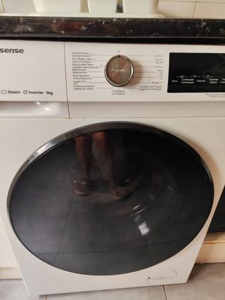 Lavadora Hisense 9kg Steam Inverter