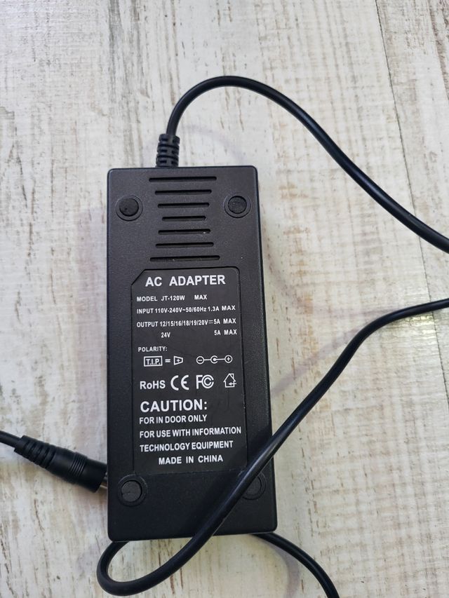 Adaptador CA JT-120W 24V 5A