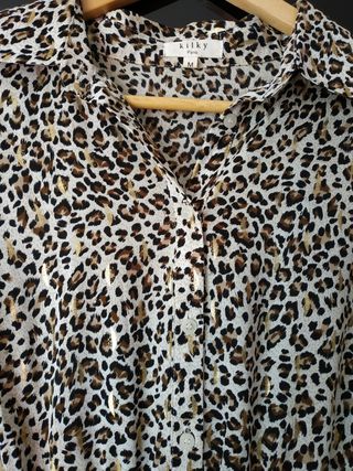 Vestido estampado leopardo