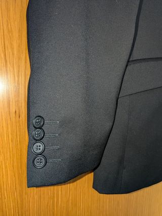Chaqueta americana negra
