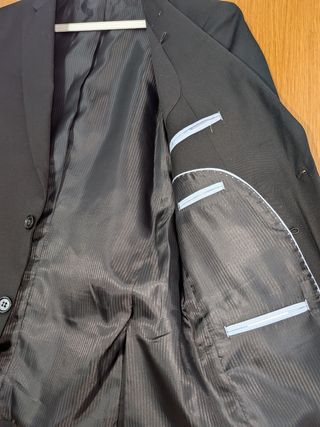 Chaqueta americana negra