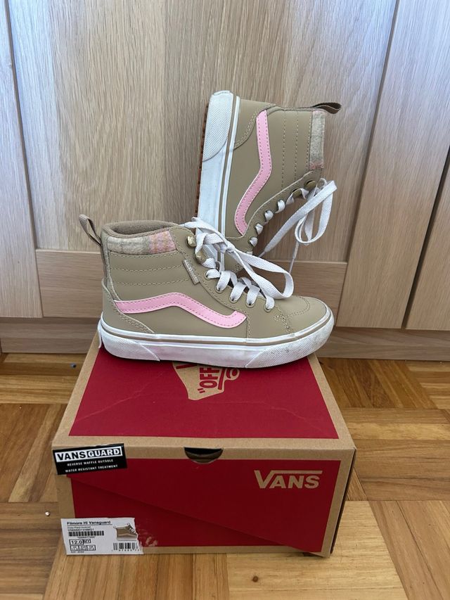 Botas Vans Beige y Rosa