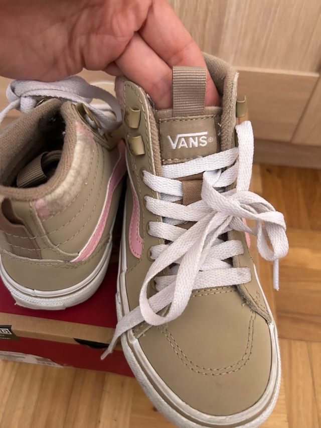 Botas Vans Beige y Rosa