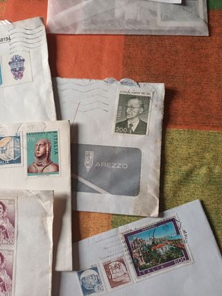 Francobolli Repubblica Italiana su busta
