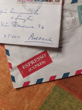 Francobolli Repubblica Italiana su busta