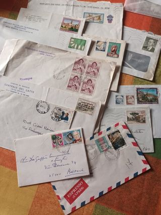 Francobolli Repubblica Italiana su busta