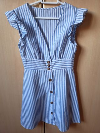 Vestido de rayas para chica