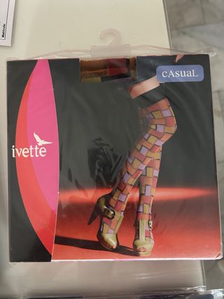 Pantys Ivette Talla G.  Multicolor.