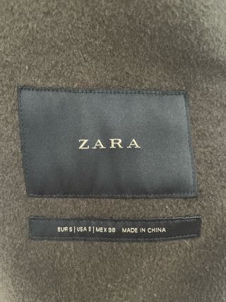 Chaqueton 3/4 Zara. verde oliva