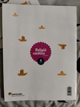 Llibre Religió Catòlica de 6è de primària 