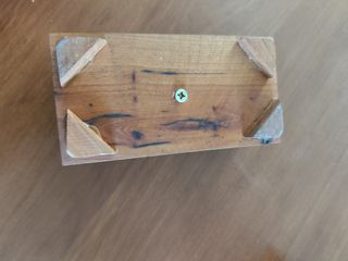 Caja de madera decorativa