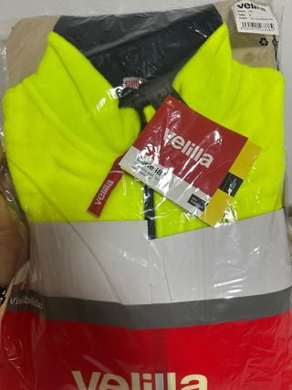 Polar de trabajo Velilla Amarillo Talla M