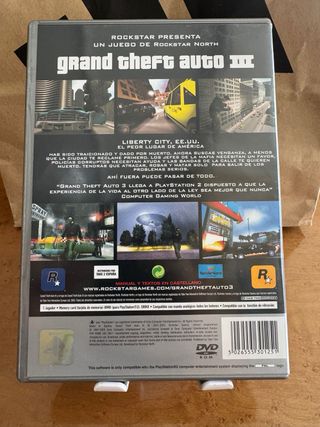 GTA III Platinum PS2
