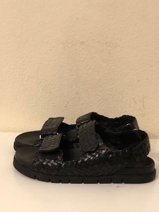 PONS QUINTANA - Sandalias trenzado negras 40