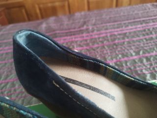 Zapatos Drastik ante azul Talla 38