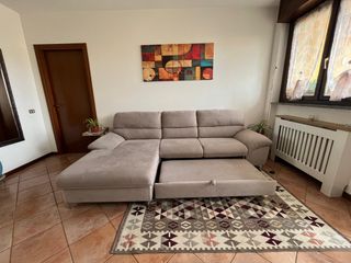 Divano letto angolare sinistro 3/4 posti