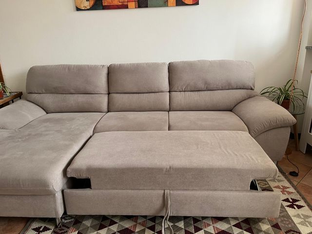 Divano letto angolare sinistro 3/4 posti