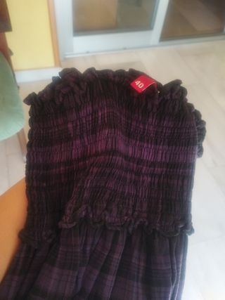 Vestido H&M morado/negro