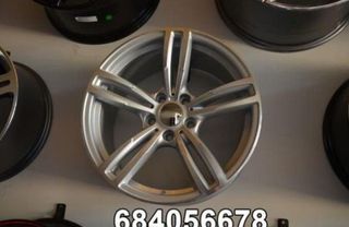 OFERTA - 4 LLANTAS BMW LOOK M4 PLATA Y PULIDA 18