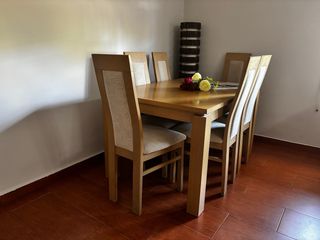 Mesa Comedor Extensible Roble