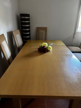 Mesa Comedor Extensible Roble
