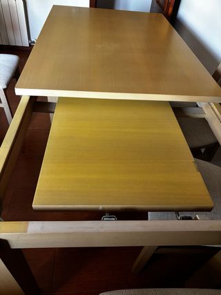 Mesa Comedor Extensible Roble