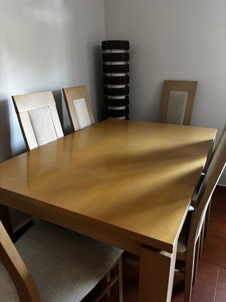 Mesa Comedor Extensible Roble