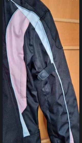 Chaqueta moto mujer