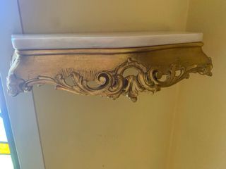 Specchio e consolle da ingresso d'epoca