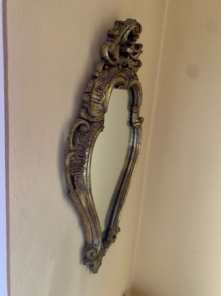 Specchio e consolle da ingresso d'epoca