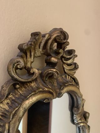 Specchio e consolle da ingresso d'epoca