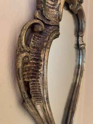 Specchio e consolle da ingresso d'epoca