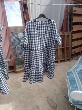 Vestido de cuadros talla XXXL