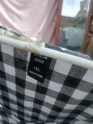 Vestido de cuadros talla XXXL