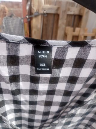 Vestido de cuadros talla XXXL