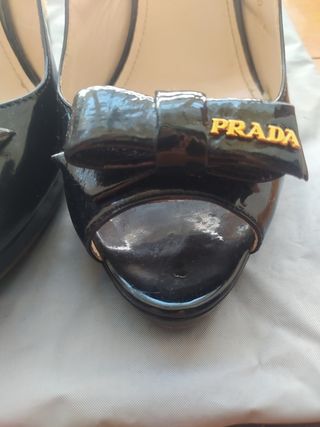 Zapatos Prada Negros Charol