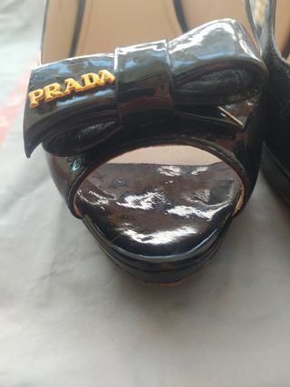 Zapatos Prada Negros Charol