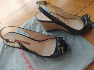 Zapatos Prada Negros Charol
