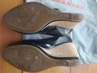 Zapatos Prada Negros Charol