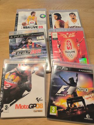 Pack 4 Juegos PS3 Deportivos