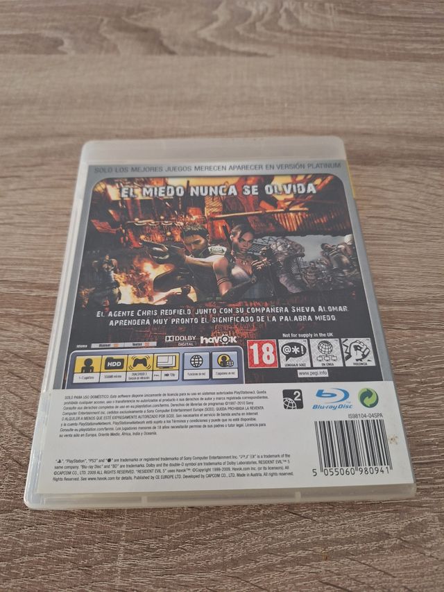 Resident Evil 5 PS3 Platinum