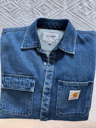 Carhartt camisa vaquera (sobrecamisa) hombre Azul
