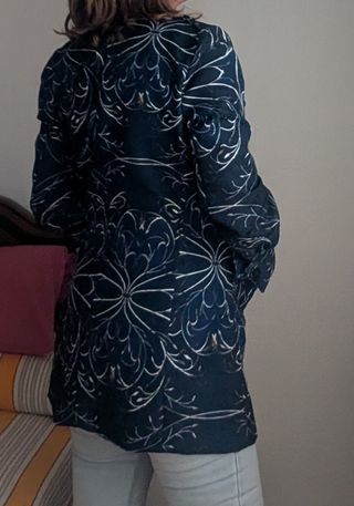 Chaqueta Roberto Verino Azul Estampada