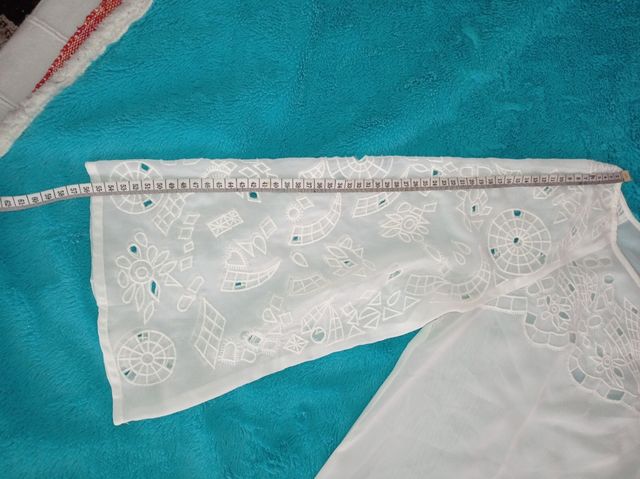 Camisa de encaje blanca