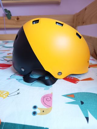 Casco Bici Niñ@ Amarillo/Negro Decathlon