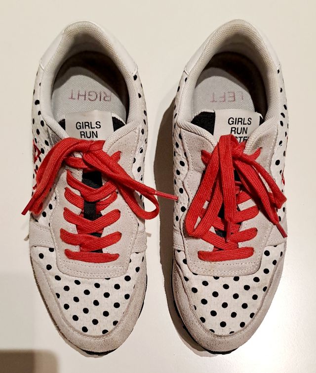 Sneakers Sun 68 Pois Donna
