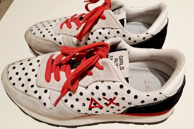 Sneakers Sun 68 Pois Donna