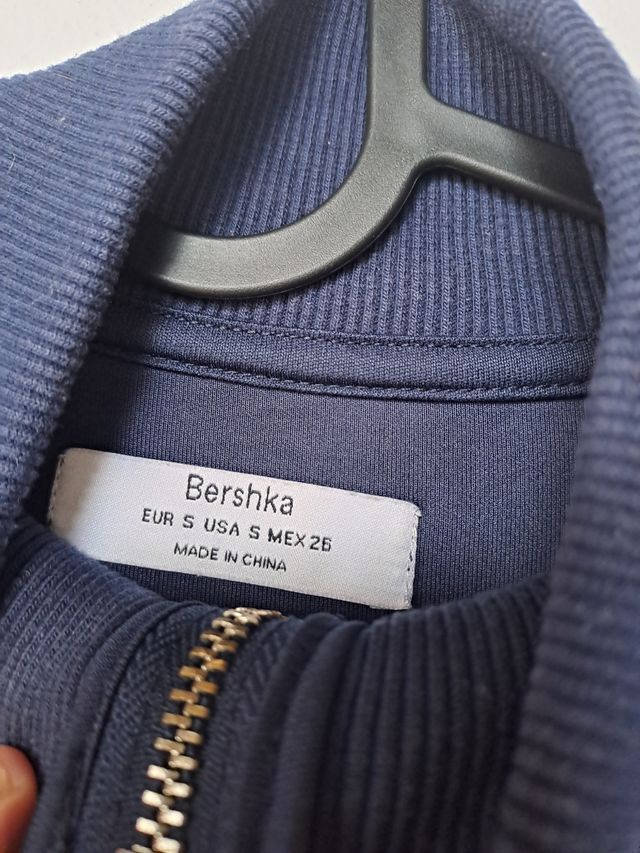 Bershka Sudadera Deportiva Cremallera