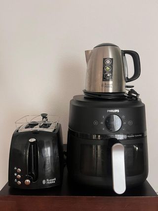 Combo Freidora Aire, Tostadora y Hervidor