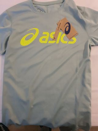 Camiseta deportiva Asics Running Verde Talla XS
